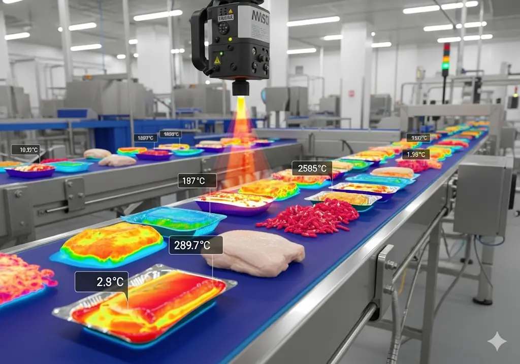 Termografía industria alimentaria Puebla - Cadena de frío y procesos